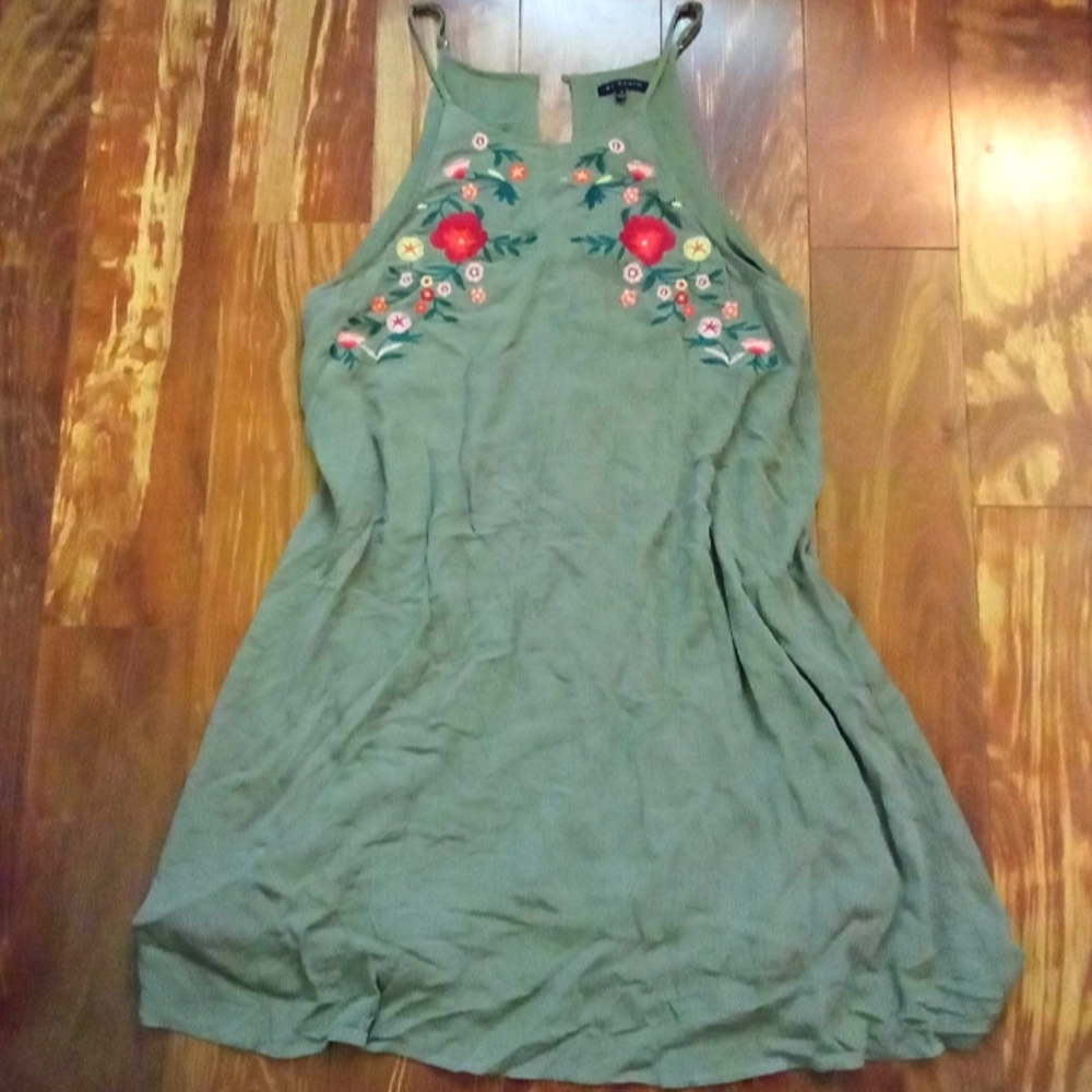 Staccato Embroidered Dress
